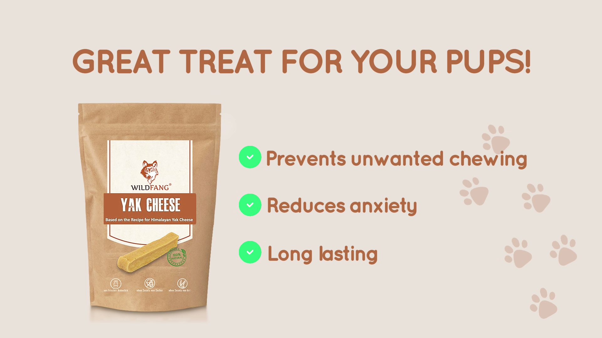 Yak Cheese chewing bone for dogs